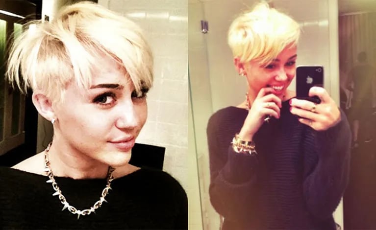 Miley Cyrus donó su cabello a una Fundación contra el cáncer. (Foto: Twitter)