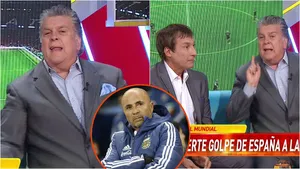 Luis Ventura se descargó en vivo por la derrota de Argentina con España: "Sampaoli es un pelotu..."