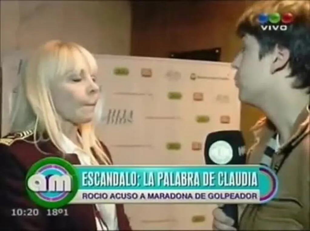 Claudia Villafañe habló de los polémicos dichos de Rocío Oliva