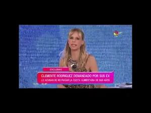 Inédita decisión: dos exmujeres de Clemente Rodríguez se unieron en TV para denunciarlo por la cuota alimentaria de sus hijos