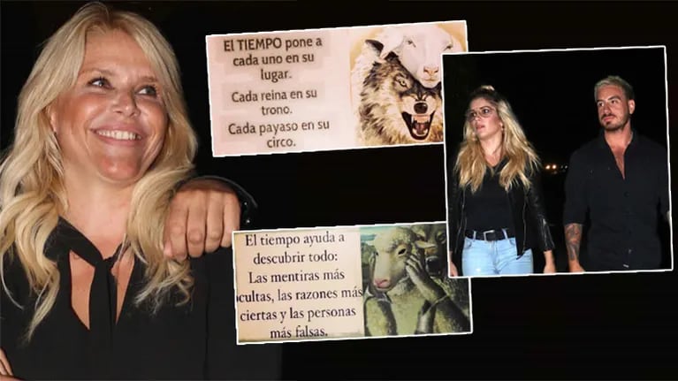 Los picantes mensajes de Nazarena Vélez tras el blanqueo amoroso de Fede y Laurita (Foto: Instagram y Ciudad.com)
