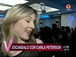 Carla Peterson: escándalo cuando le preguntaron por su romance con Martín Lousteau