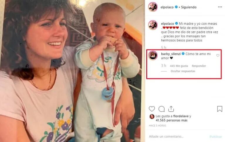 Emotivo posteo del Polaco celebrando el embarazo de Barby Silenzi: "Feliz de esta bendición que me dio Dios"