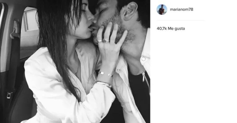 Mariano Martínez y una romántica declaración a su novia, Camila: "Vos me hacés muy feliz mi amor"