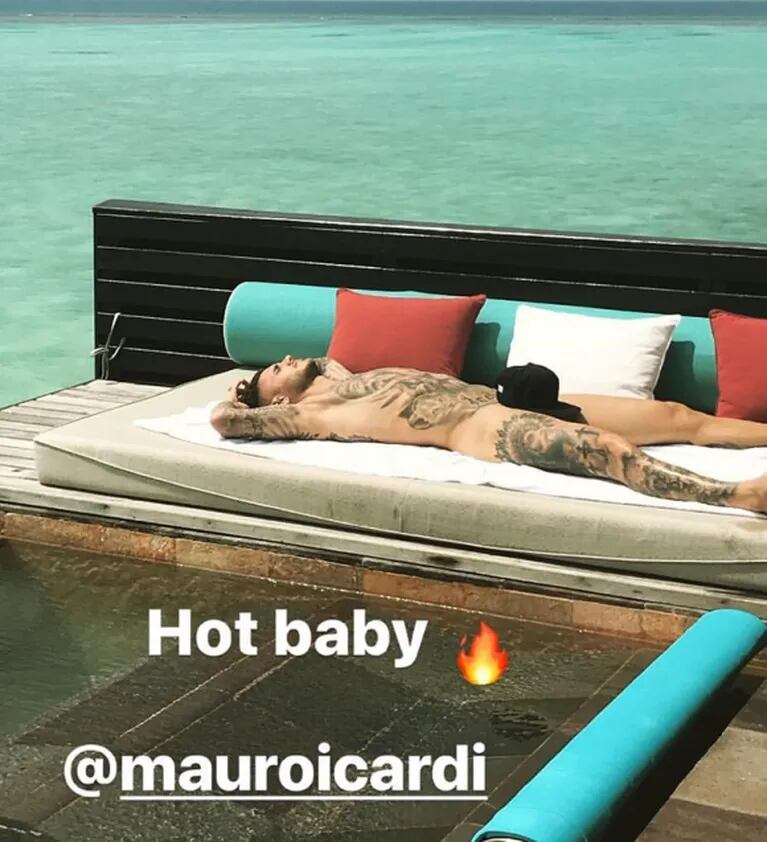 Wanda Nara mandó al frente a Mauro Icardi con una foto hot 