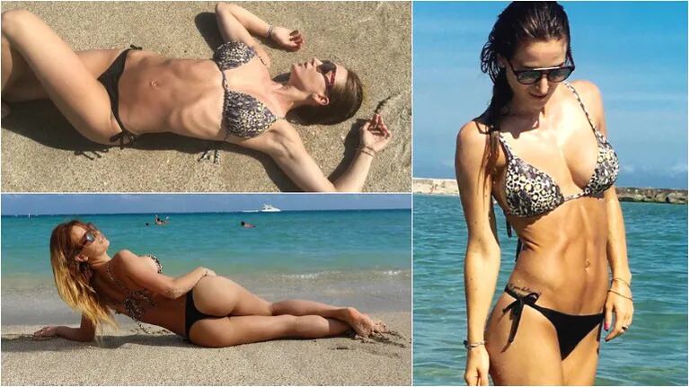 Jésica Cirio, de relax en Miami: sus fotos en Twitter que causaron polémica entre sus seguidores. Foto: Twitter