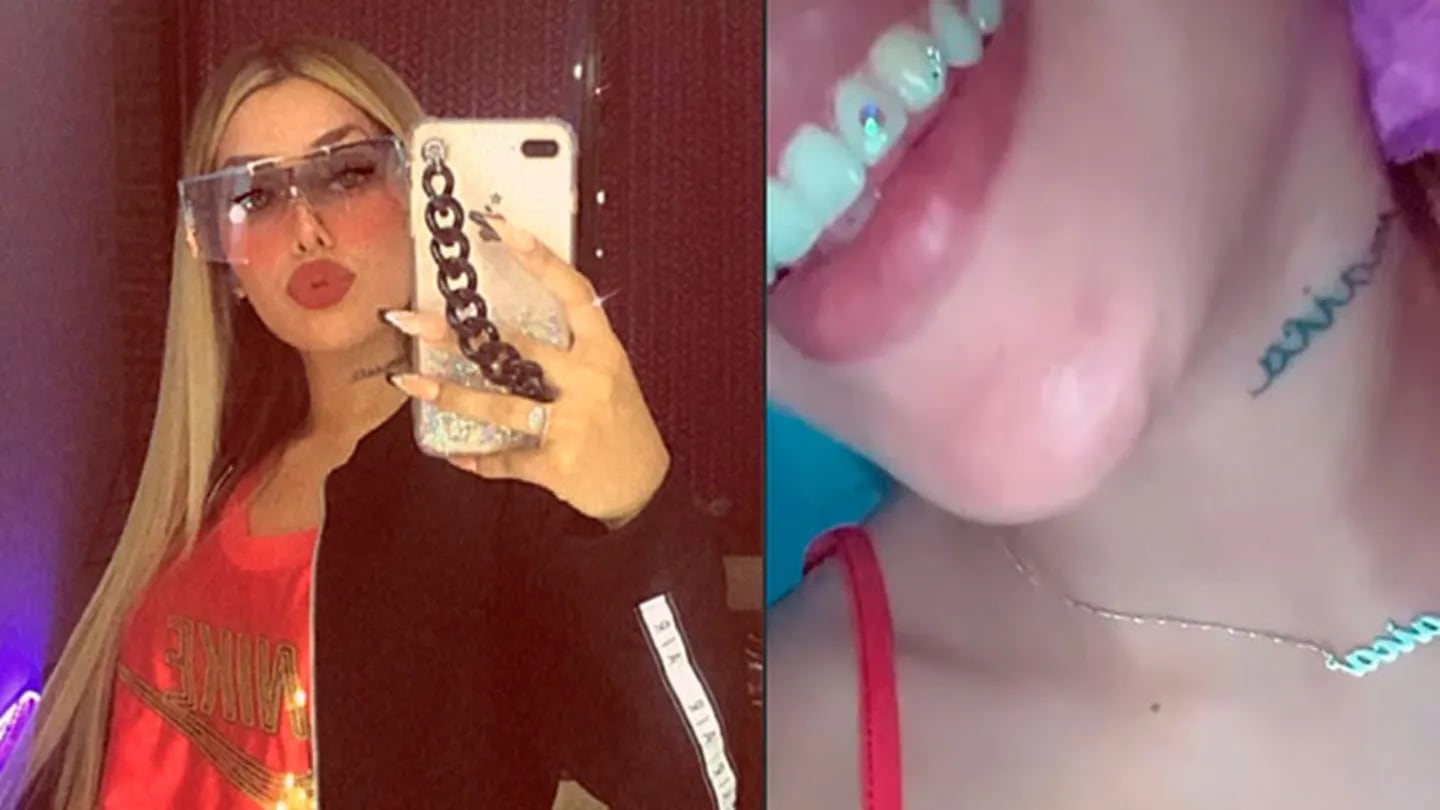 Tamara Báez mostró los brillitos en sus dientes a través de Instagram.