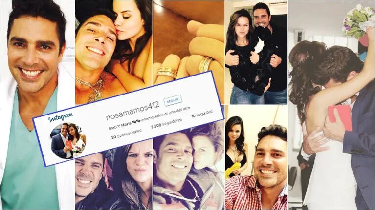 El Instagram que Matías Alé y María del Mar crearon juntos: qué fotos subían, qué frases escribían