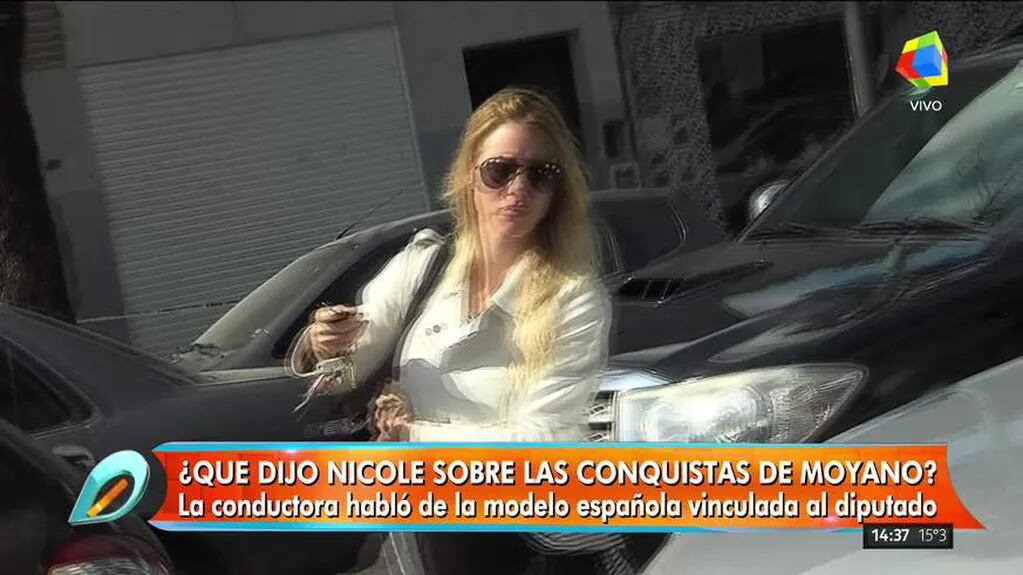Nicole Neuman habló de las acusaciones de la modelo española