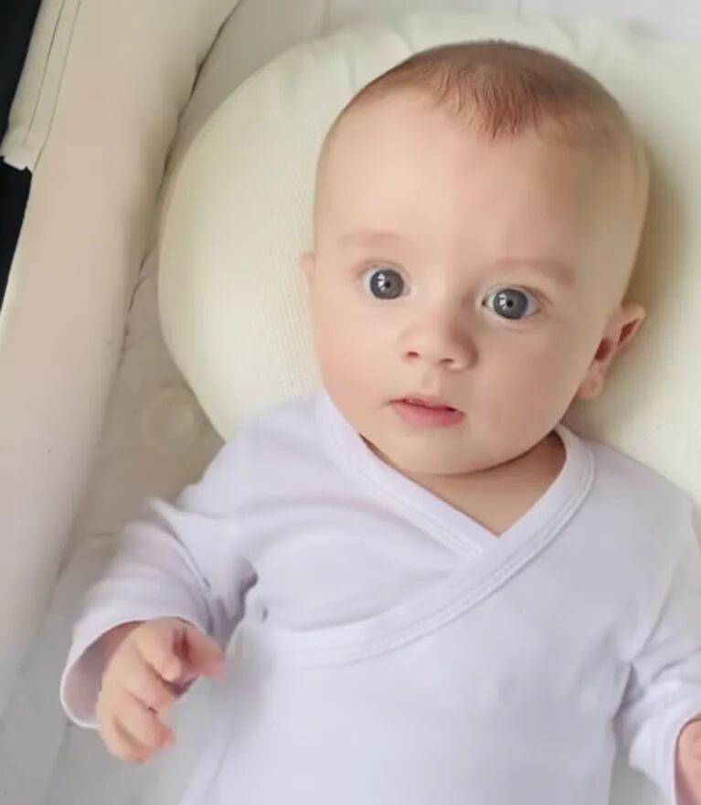 Luz Cipriota compartió las fotos más lindas de Lorenzo, su bebé de cinco meses: "Lo mejor de mi vida"