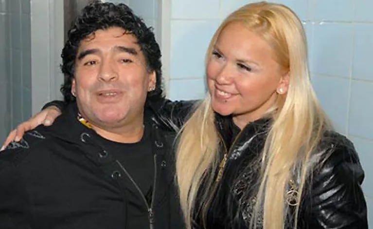 Diego Maradona y Verónica Ojeda, meses atrás  (Foto: Web).