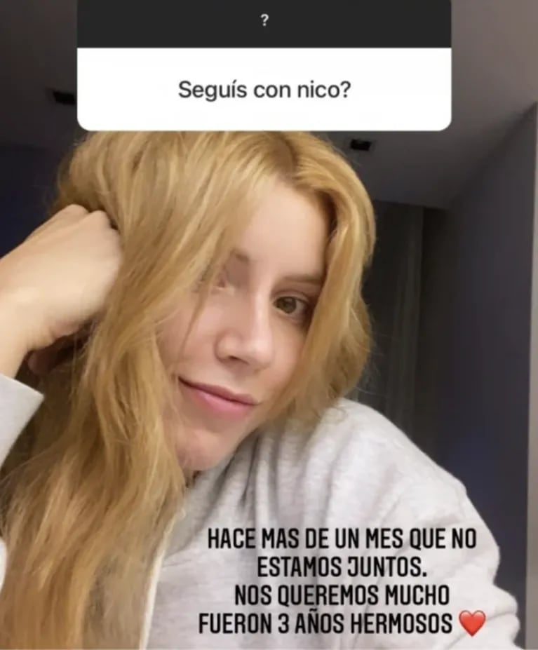 Contundente definición de Laurita Fernández sobre su relación con Nico Cabré tras anunciar la separación: "Fueron tres años años hermosos"