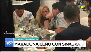 El sorpresivo reencuentro de Diego Maradona y Cristiana Sinagra, 30 años más tarde