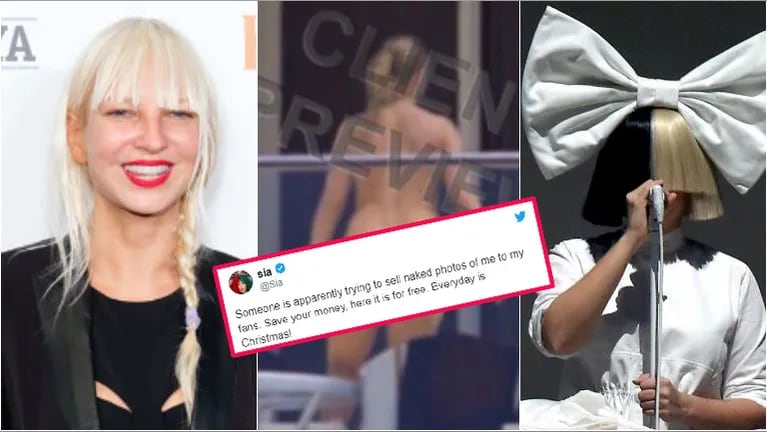 Sia evitó que se vendan fotos desnuda robadas… ¡y terminó publicando primero una de ellas en sus redes!: Ahorren...