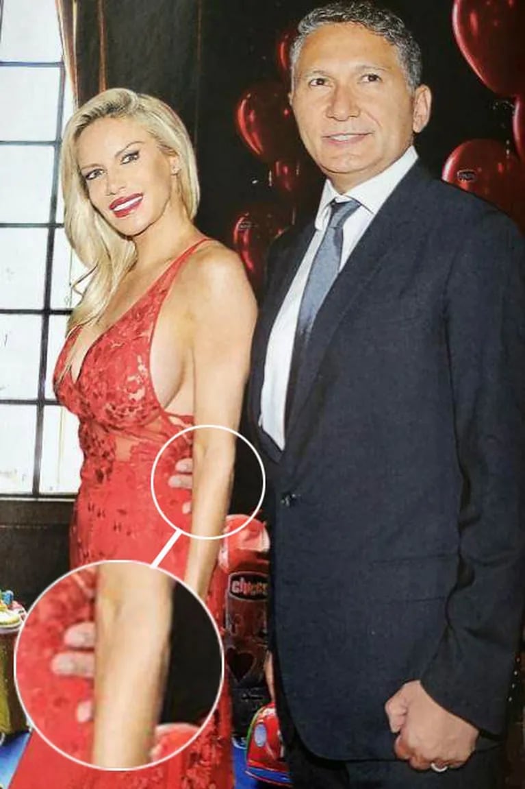 Insólito error de Photoshop en una foto de Luciana Salazar en la revista Caras: "¿De quién es esa mano?"