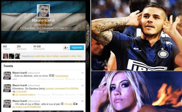 Los tweets de Mauro Icardi en medio de los rumores. (Fotos: Web y @mauroicardi)