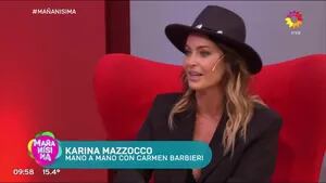 Tensísimo cara a cara entre Carmen Barbieri y Karina Mazzocco al aire de Mañanísima: “No soltás”