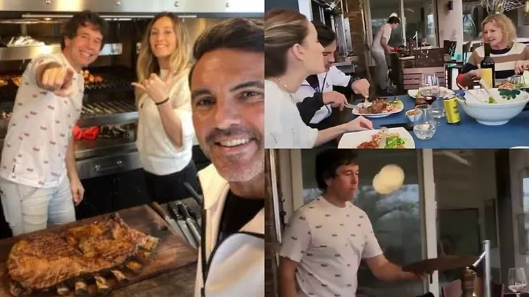 Ariel Rodríguez Palacios almorzó con Mica Viciconte y Fabián Cubero, en medio de rumores de mala onda