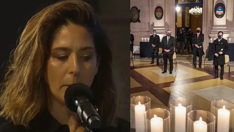 Laura Novoa aclaró cuánto cobró por participar en el homenaje a los fallecidos por covid.