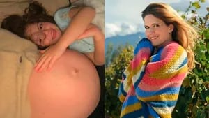 Isabel Macedo postó una tierna foto con su hijita luciendo su pancita de embarazada.