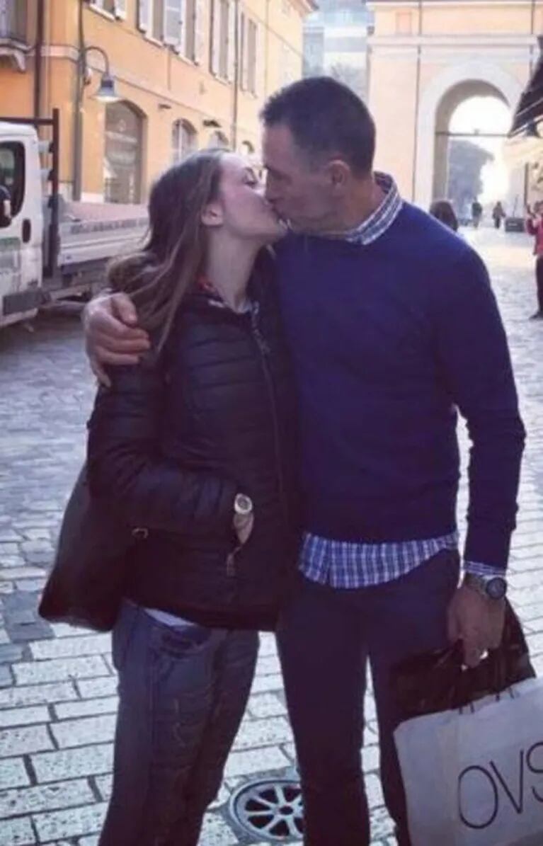 La novia de Luifa Galesio compartió varias fotos besándose con su propio padre y le llovieron críticas