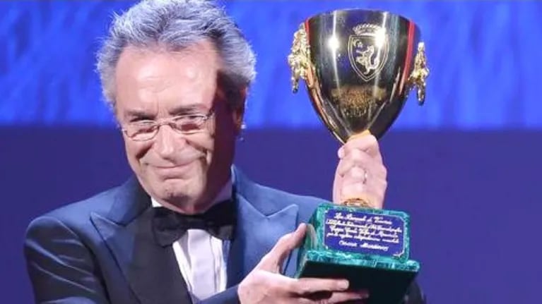 Oscar Martínez ganó la Copa Volpi a Mejor Actor por su rol en El Ciudadano Ilustre (Foto: AFP)