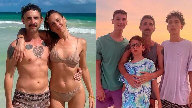 Nahuel y Catarina compartieron sus vacaciones junto a sus hijos a cinco meses de anuncaiar su separación