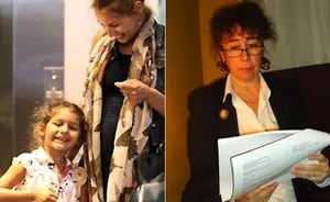 Izquierda: Pampita junto a su hija Blanca. Derecha: Leonor Ardohain, psicóloga y familiar de la modelo. (Fotos: Web y Facebook)