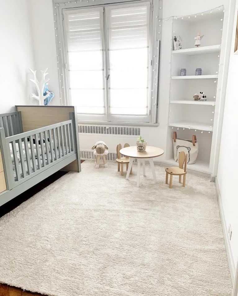 Luli Fernández mostró la tierna decoración del cuarto de su bebé en camino: "Así va quedando"