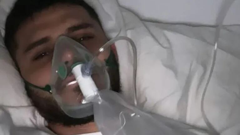 Mauro Icardi se mostró con máscara de oxígeno y alarmó a sus seguidores (Foto: Captura de Instagram Stories)