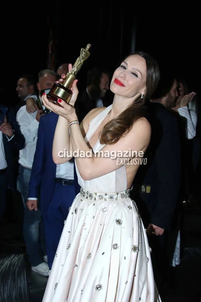 Pampita, ganadora en los premios Martín Fierro de Cable. (Foto: Movilpress)