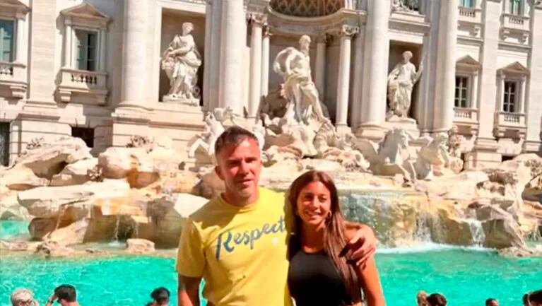 Sol Pérez compartió románticas fotos con su novio recién llegados a Roma.