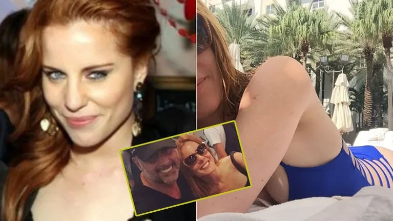 La selfie sexy de Agustina Kämpfer durante sus vacaciones con Jorge Rial: malla escotada desde las playas de Miami ¡y pícaro chiste!