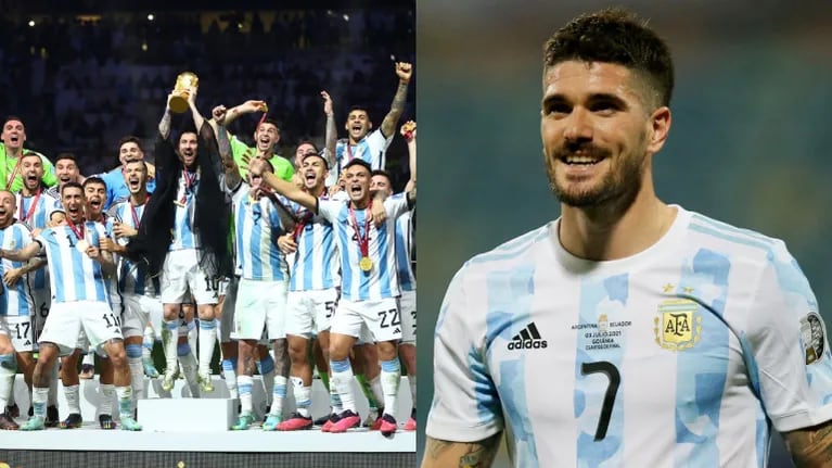 Rodrigo De Paul fue elegido como el futbolista argentino más lindo del Mundial Qatar 2022 (Fotos: Agencia Reuter)