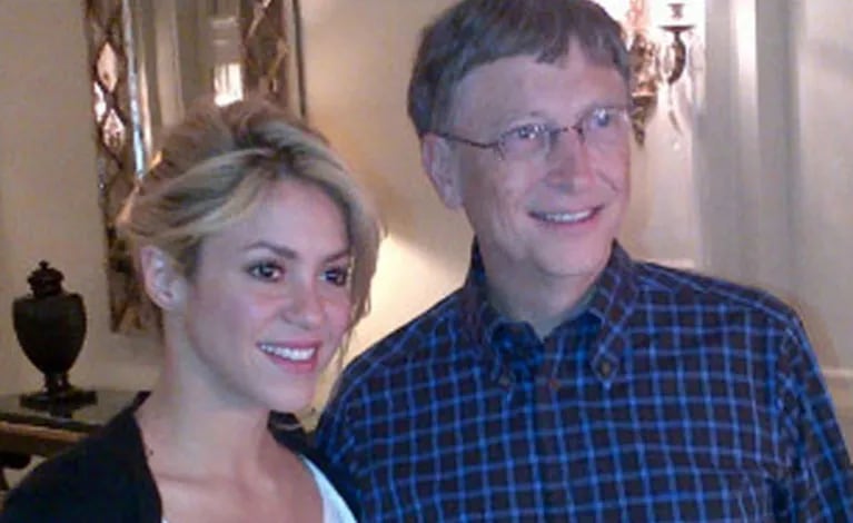 Shakira se reunió con Bill Gates. (Foto: @shakira)