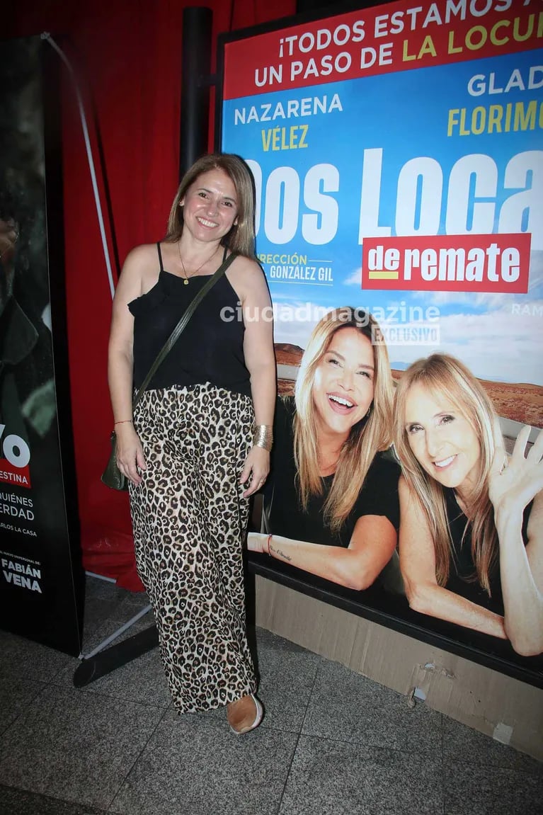 Fernanda Iglesias en el estreno de Dos Locas de Remate. (Foto: Movilpress)
