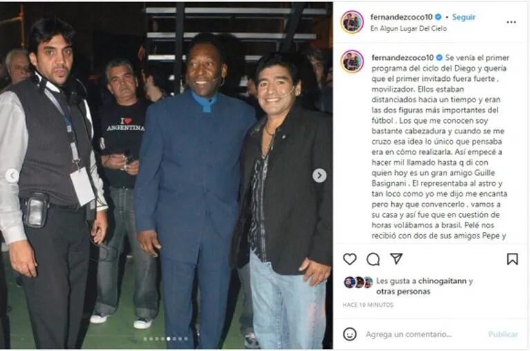 Coco Fernández recordó cómo logró que Maradona y Pelé se reconciliaran: "¿Vas a venir a mi programa?"