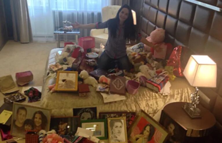 ¡A cada paso, un regalo! Natalia Oreiro, furor en Rusia (Foto: nataliaoreiro.com)