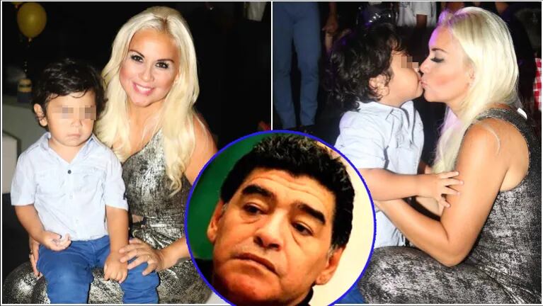 Dieguito Fernando, el hijo de Diego Maradona y Verónica Ojeda, internado en Miami (Fotos: Ciudad Magazine y Web)
