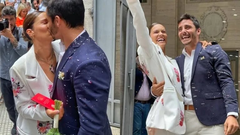 Manu Viale se casó con Fede Freire en una emotiva ceremonia con familiares y amigos (Fotos: Instagram Stories)