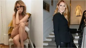 La foto al desnudo de Céline Dion detrás de escena (Fotos: Instagram y Web)
