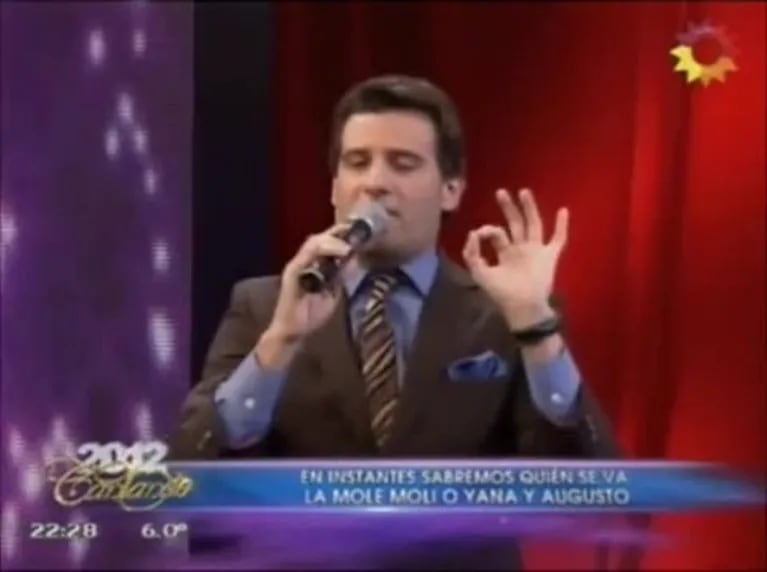Escandalosa eliminación de Yana y Augusto en Cantando 2012