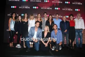 El elenco completo de Campanas en la noche, la nueva apuesta de Telefe (Fotos: Movilpress). 