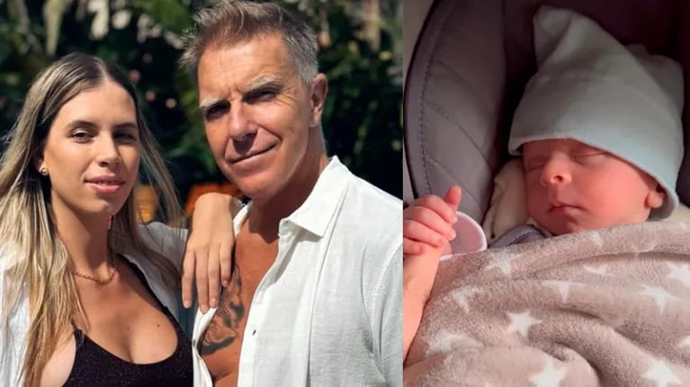 Coni Mosqueira anunció que le dieron el alta a su bebé con Alejandro Fantino: “Nos fuimos a casa los tres”