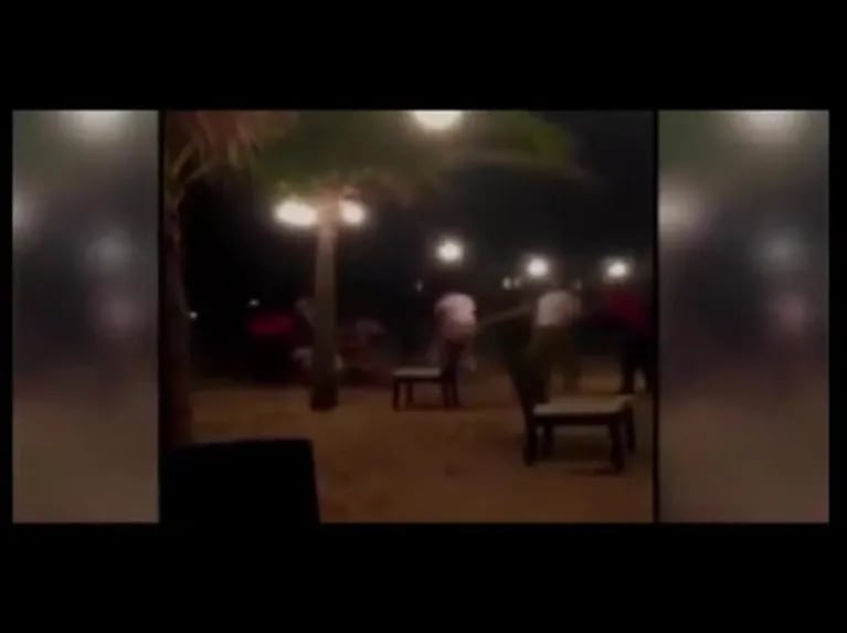 El video del violento episodio de Marcelo Salas y su novia  en un hotel de Punta Cana