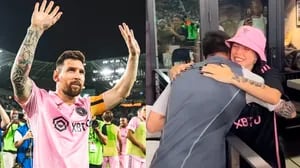 Lionel Messi volvió al Inter Miami y saludó a Nicki Nicole, Peso Pluma, Duki y Bizarrap: el video