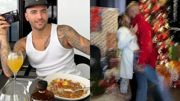 Maluma oficializó su romance con Susana Gómez en plena Nochebuena (Fotos: Instagram)