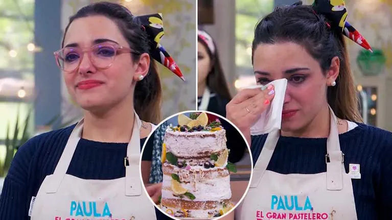 Paula de Bake Off Argentina presentó una torta que cuenta su historia de vida: "En marzo me detectaron un tumor en el cerebro"