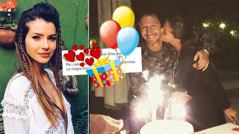 La China Suárez y un romántico mensaje a Benjamín Vicuña en el festejo de su cumpleaños (Foto: Instagram)