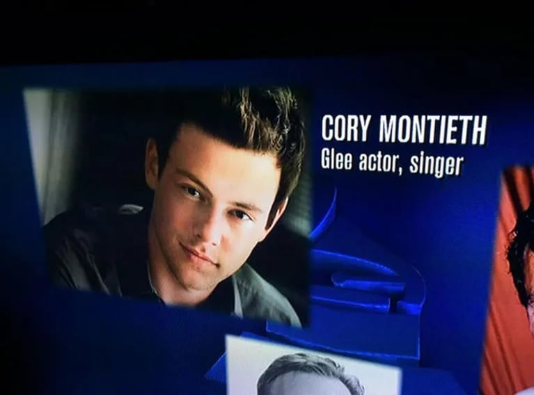 Cory Monteith: papelón en el homenaje al fallecido actor durante los Grammy 2014 al escribir mal su nombre. (Foto: Web)